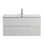 База под раковину подвесная Cezares Duet-N 1000х457х500, Bianco Lucido (DUET-N-1000-2C-SO-BL)