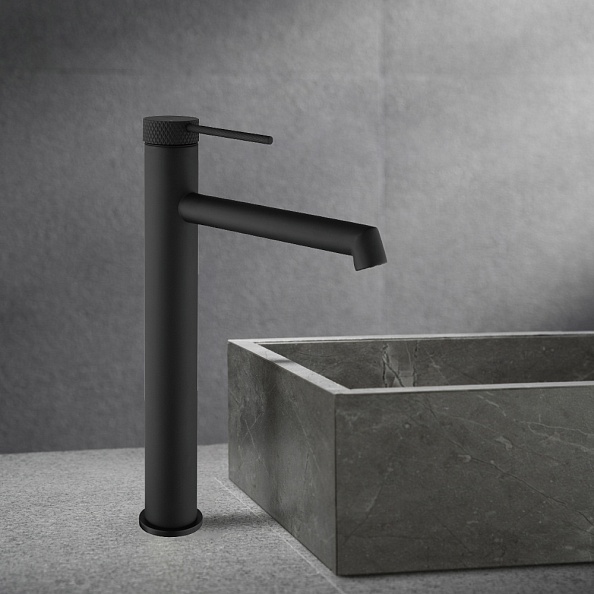 Смеситель для раковины Vincea Rim VBF-2RM2MB однорычажный, черный матовый