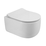 Чаша подвесного унитаза BelBagno Soft, белый (BB084CH-TOR)