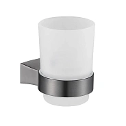 Стакан для ванной комнаты Shevanik SG5712T, оружейная сталь