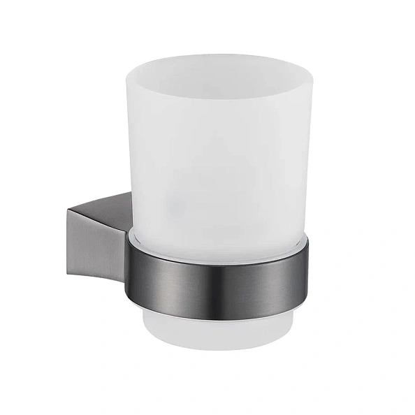 Стакан для ванной комнаты Shevanik SG5712T, оружейная сталь