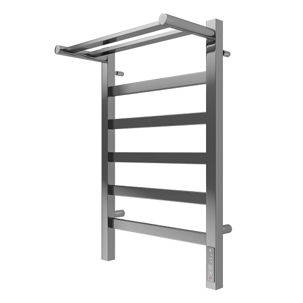 Полотенцесушитель электрический с полкой Terminus Ното П6 40х65 quick touch, хром