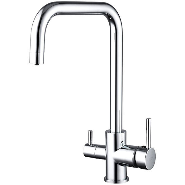 Смеситель для кухни с подключением фильтра FRUD R43054, хром