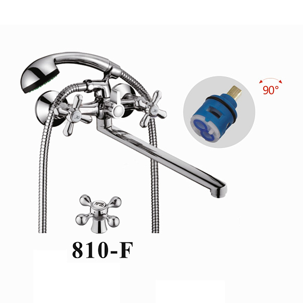 Смеситель для ванны D-Lin D146810-F, хром