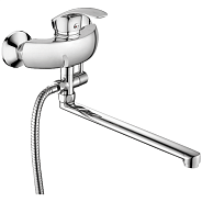 Смеситель для ванны и душа FASHUN хром (A2121)