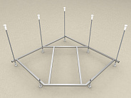 Сборный каркас к ванне Ума (шпильки)