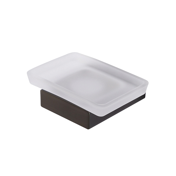 Мыльница подвесная Cezares Slider, оружейная сталь (SLIDER-SODS-GM)