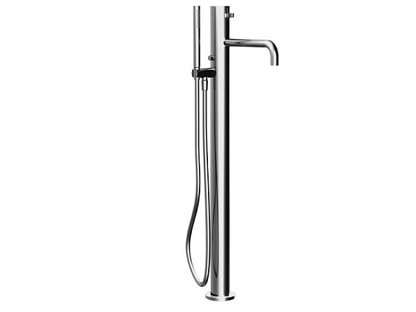 Смеситель для ванны и душа Fantini AF/21 FUKASAWA, Matt Gun Metal PVD (27 P5 A580B)