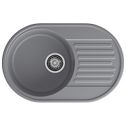Кухонная мойка GranFest QUARZ 18, темно-серый