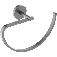 AQ4621BGM БЕТТА полотенцедержатель овальный, оружейная сталь