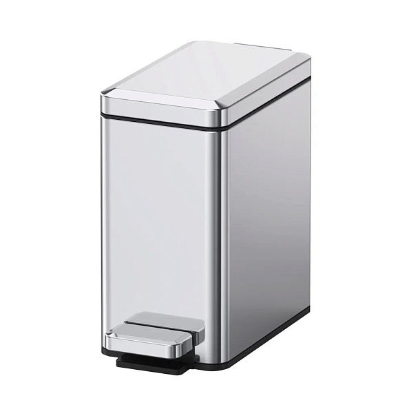 Мусорное ведро Raglo R361.606.05 с педалью для открывания, сатин