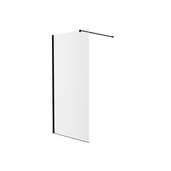 Душевая перегородка Knotlor WI100CG0BL 100х200, черный