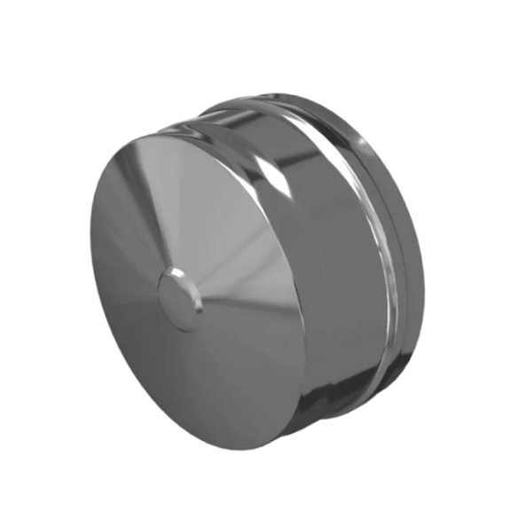 Заглушка внешняя для трубы Ferrum (430/0,5 мм) Ф160 (нижняя)