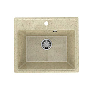 Кухонная мойка Practik PR-M-490-002 (без сифона), слоновая кость