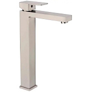 Смеситель для раковины высокий Grocenberg GB3008NK, никель