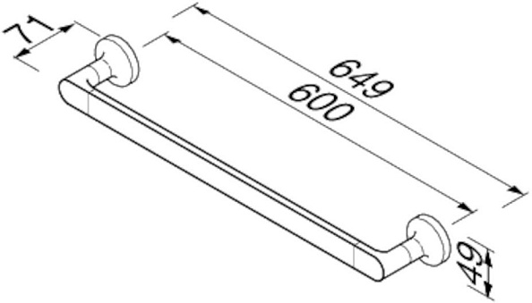 Полотенцедержатель Geesa Tone 917307-04-60