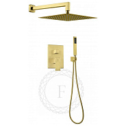 Душевая система встраиваемая FILARETE Fing FL1043MG, матовое золото