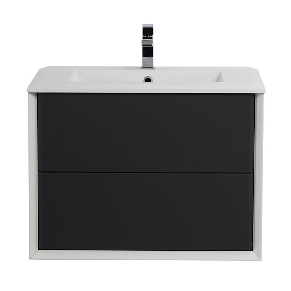 База подвесная под раковину с двумя выдвижными ящиками Cezares Bellagio 700х460х480, Grafite (54715)