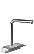 Кухонный смеситель однорычажный с вытяжным душем Hansgrohe Aquno Select M81 хром (73836000)