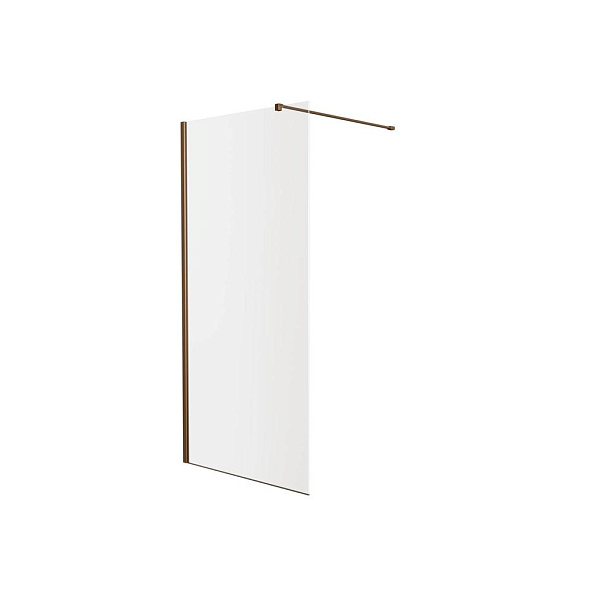 Душевая перегородка Knotlor WI100CG0RB 100х200, бронза