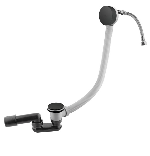 Слив-перелив Cezares , черный матовый (CZR-B-STW-NOP)