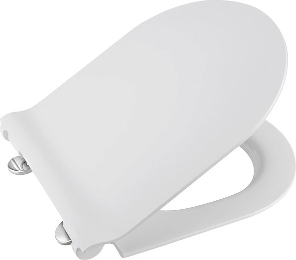 Сиденье GSI Slim New, с микролифтом Soft Close, быстросъёмное, белый глянцевый (MS86CSNS11)