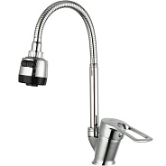 Смеситель для кухни с гибким изливом и режимом душ FRUD R41055-1, хром