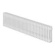 Трубчатый дизайн-радиатор Royal Thermo Insignia VC3030 34 секции, белый, нижнее подключение