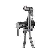 Смеситель Raglo R20.54.06 с гигиеническим душем встраиваемый , графит