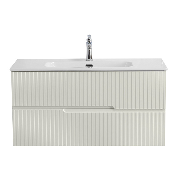 База под раковину подвесная Cezares Duet-N 1000х457х500, Альпака брашированная (DUET-N-1000-2C-SO-AS-P)