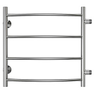 Полотенцесушитель водяной Terminus Классик П4 500х500, боковое подключение (4670078544100)