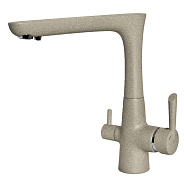 Смеситель для кухни с подключением фильтра GranFest 3223, топаз