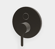 Смеситель для душа Fima Carlo Frattini Snap, чёрный хром брашированный (F3119E2CS)