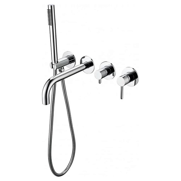 Смеситель для ванны встраиваемый Grocenberg GB5070CR, хром