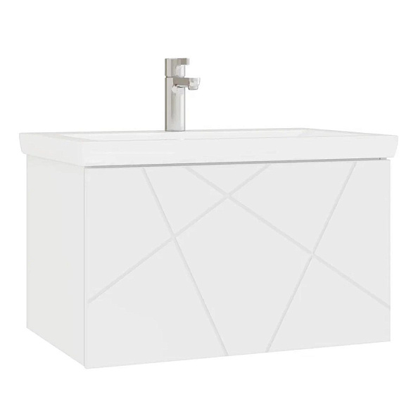 Тумба с раковиной подвесная VIGO Geometry 034, 70 см