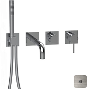 Смеситель для ванны и душа Almar Water Control Modular, никель брашированный (E180193.NB)