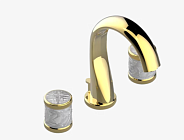 Смеситель для раковины THG Hirondelles, для мрамора, золото светлое (A4J F30 151M)