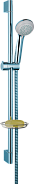 Душевой гарнитур со штангой 65 см и мыльницей Hansgrohe Crometta 85 Vario/Unica Crometta Хром (27764000)