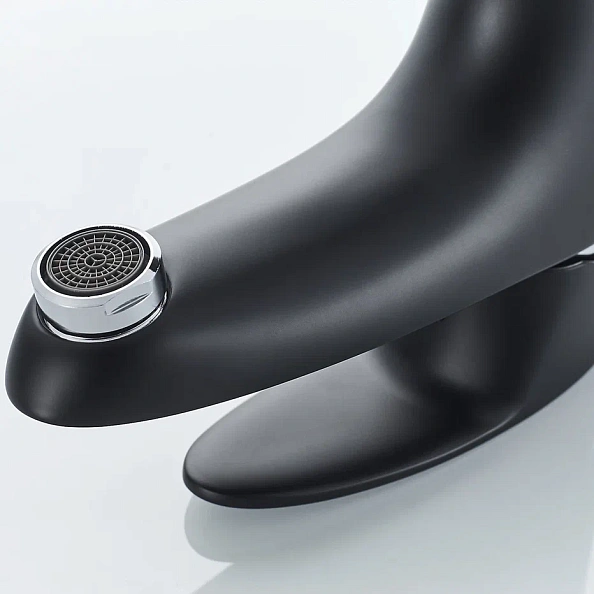 Смеситель для раковины Shevanik S9801H, черный/хром