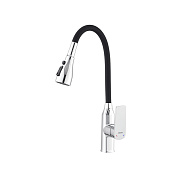 Смеситель для кухни Milardo Poli с гибким изливом, хром глянцевый (POLSB0FM05)