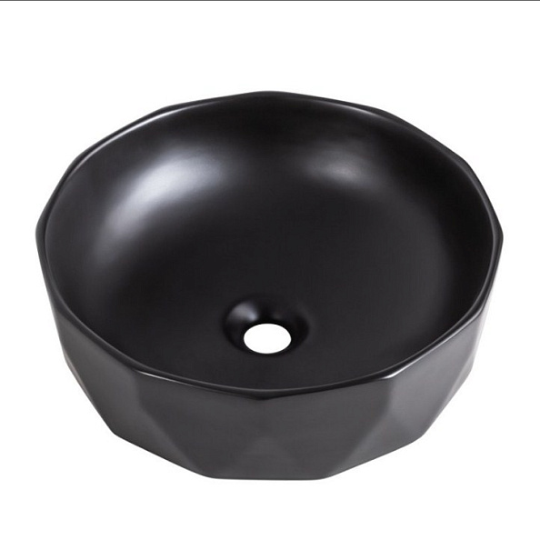 Раковина накладная керамическая BelBagno 410х410 круглая, белый глянцевый (BB1409H301)