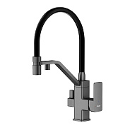 Смеситель Raglo R85.62.09 для кухни с подключением к фильтру съёмный гибкий излив  с магнитным фикса