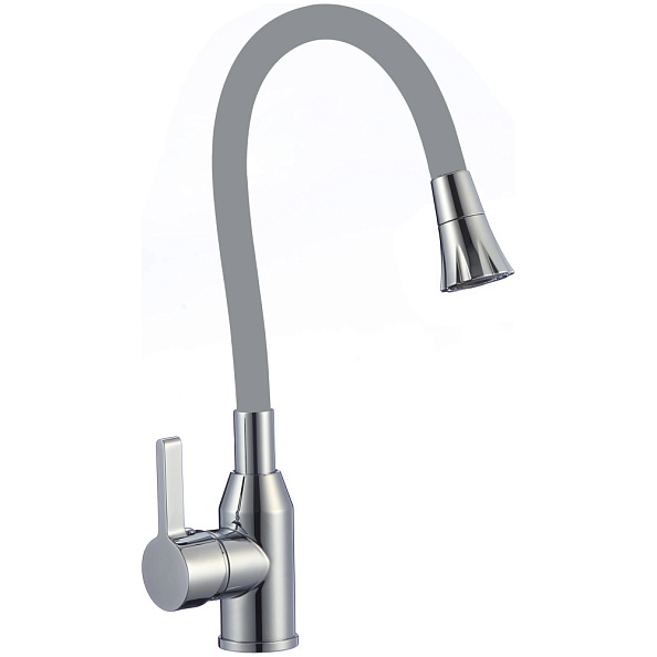 Смеситель для кухни с гибким изливом и режимом душ Fmark FS8277A-04, хром