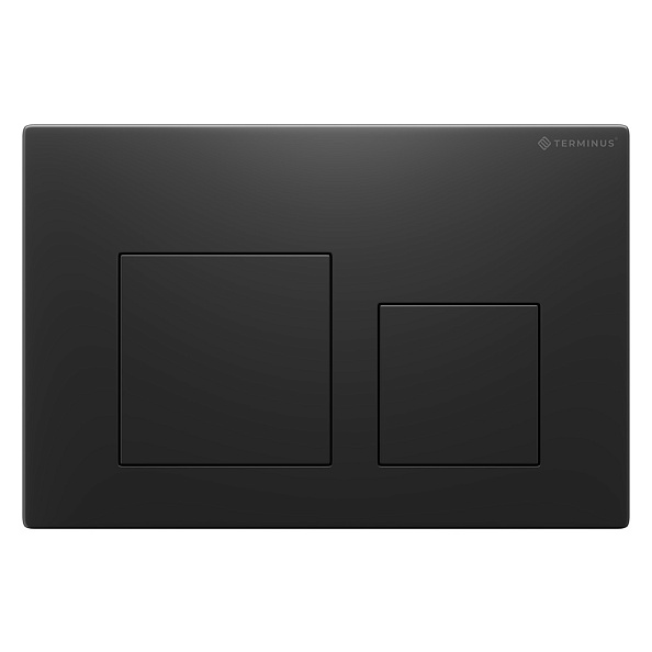 Клавиша смыва Terminus 82K24х16B, черный