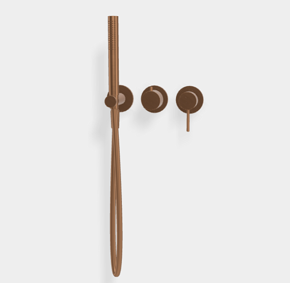 Смеситель для душа Fima Carlo Frattini Spillo Up, брашированная янтарная бронза (F3049WX8ZS)