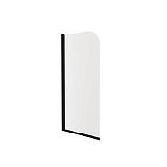Шторка на ванну распашная Knotlor BS070CG0BL 140х70, черный
