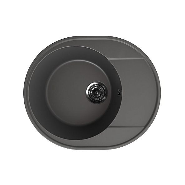 Кухонная мойка Ulgran Quartz Nora 585-09, мокрый асфальт