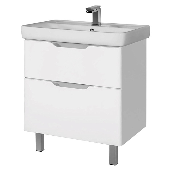 Тумба под раковину подвесная/напольная Dreja Q Plus 80 см, белый