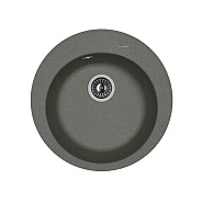 Мойка кухонная иск. камень Флорентина "Никосия" D510 черный FG (20.135.B0510.102)