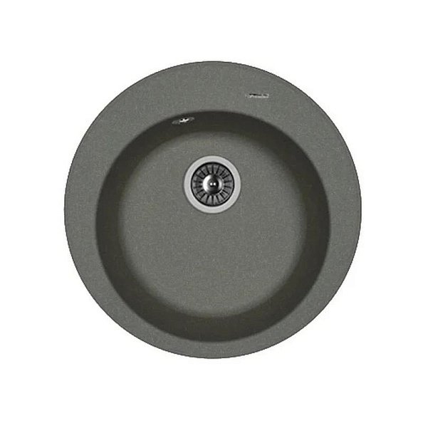 Мойка кухонная иск. камень Флорентина "Никосия" D510 черный FG (20.135.B0510.102)